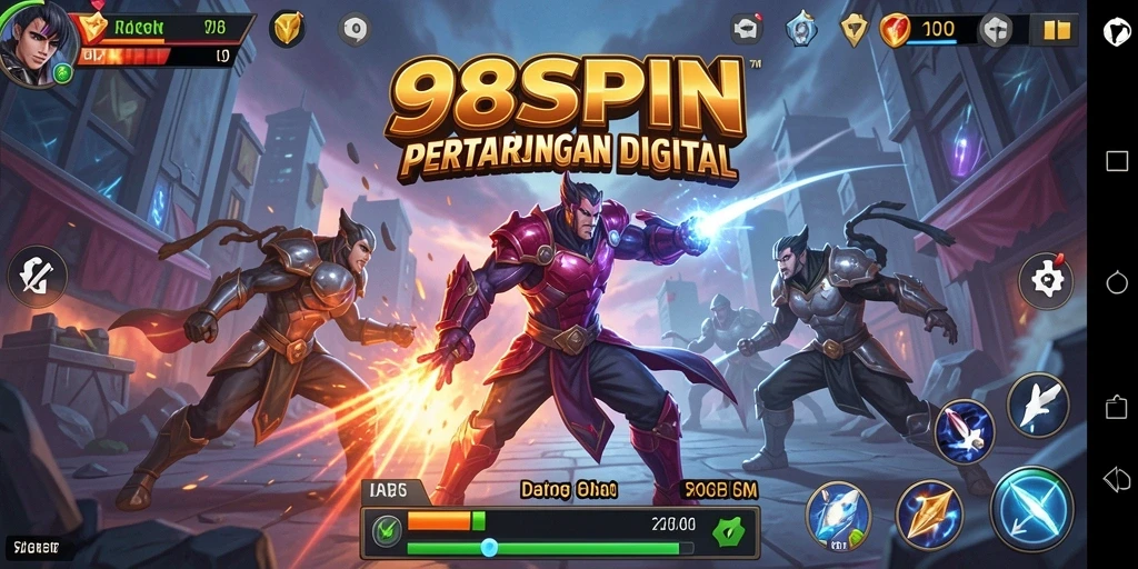 Tampilan gameplay Fighting yang seru dan mendebarkan di 98SPIN.