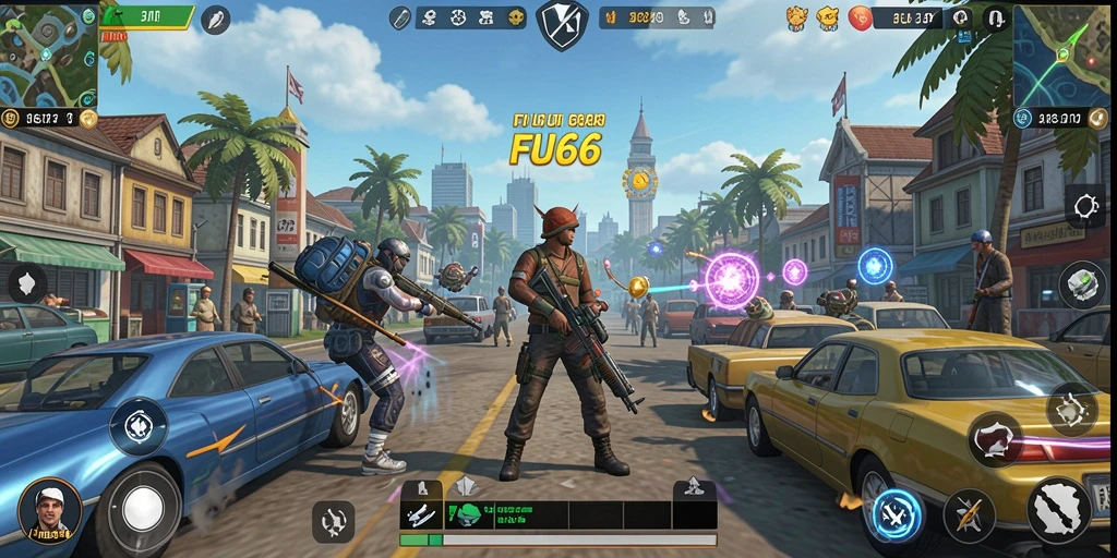 Screenshot gameplay FUJI66 yang menggambarkan dunia simulasi yang imersif.