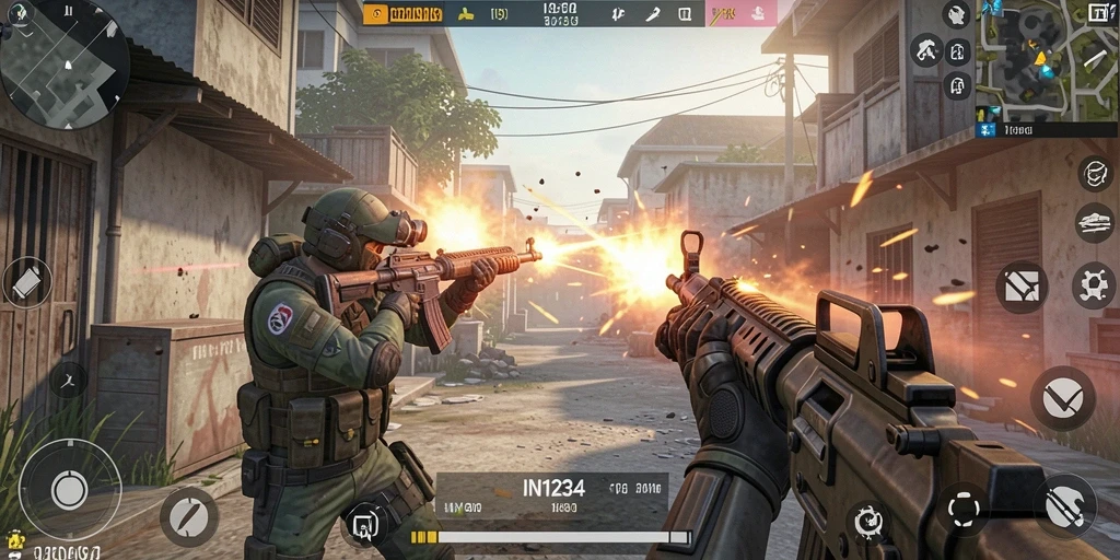 Tampilan gameplay TPS yang mendebarkan dan menantang.