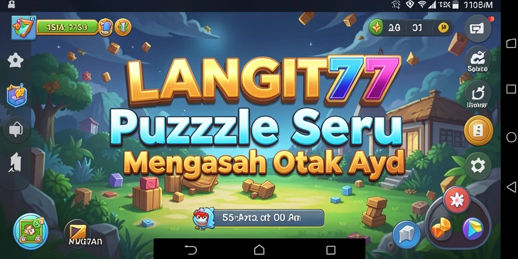 Screenshot gameplay LANGIT77 menampilkan tantangan Puzzle yang menarik.