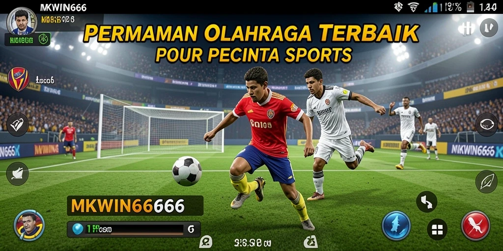 Tampilan gameplay <strong>MKWIN666</strong> yang menampilkan aksi olahraga mendebarkan.