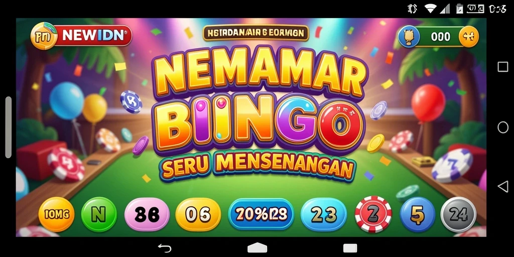 Gambaran gameplay seru dari permainan Bingo NEWIDN.