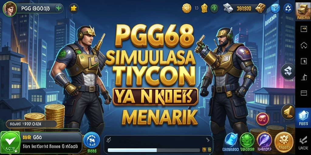 Tangkapan layar dari gameplay PGG68 yang memukau.