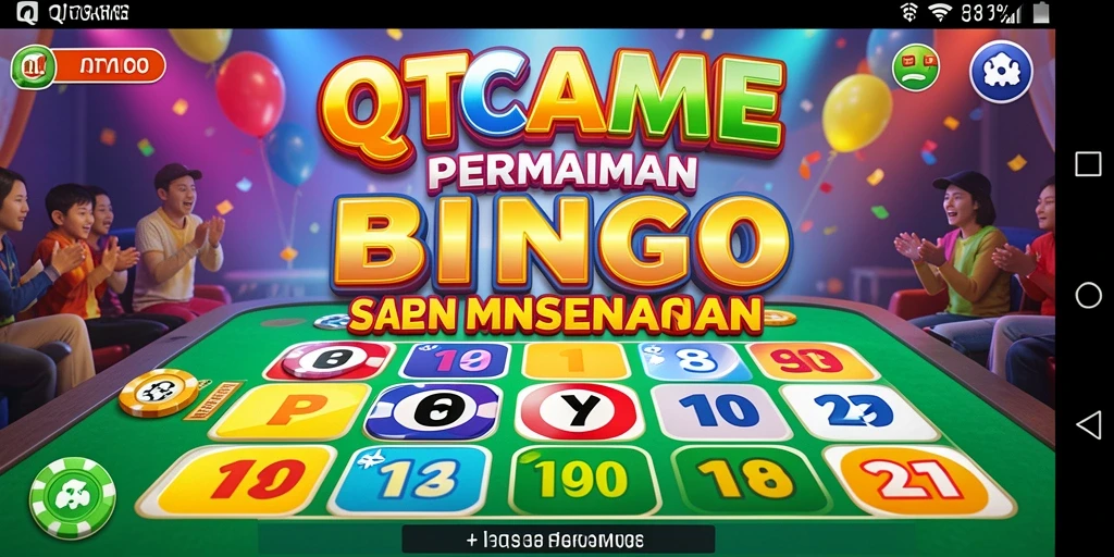 Tampilan screenshot QTGAME menampilkan gameplay Bingo yang seru dan interaktif.