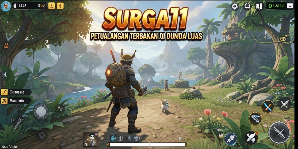 Tampilan permainan SURGA11 yang memukau dan luas.